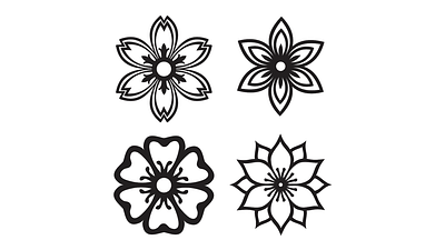 Flower vector design flower vector graphic design illustratio illustration logo vector vector design