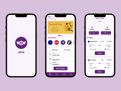 Flight Ticket Booking App | Avia booking app flight ticket booking flight ticket booking app mobile app ticket booking ui