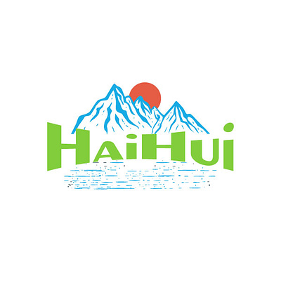 HaiHui creative Logo design brand logo creative logo graphic design logo design mountain logo