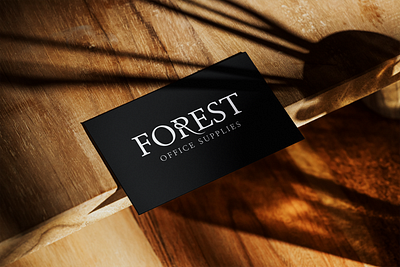 Forest Office Supplies branding design graphic design logo