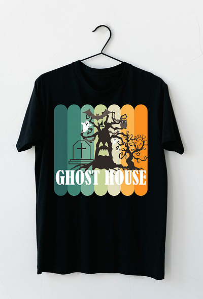 Halloween T-shirt Design ghost design halloween t shirt t shirt design unique design