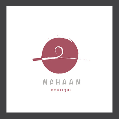 MAHAAN BOUTIQUE LOGO DESIGN boutique branding clothes design fashion first graphic design logo logodesign style