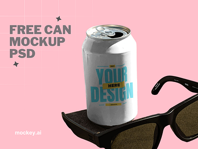 Free Soda Can Mockup Generator free mockup free soda can freebies graphic design mockup soda can