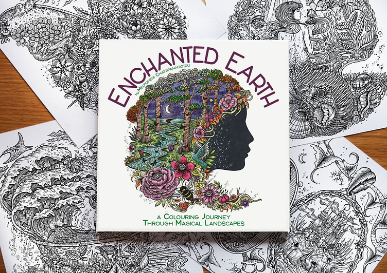 Enchanted Earth, a colouring book by Melpomeni Chatzipanagiotou on Dribbble