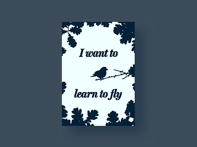 I want to learn to fly branding forest i want to learn to fly illustration nature pixel art poster design trees woods