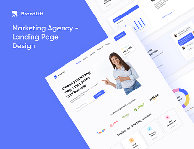 Marketing Agency - Interactive website Design app branding design e commerce graphic design illustration logo ui ux vector