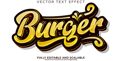 Burger Text 3d 3d text animation app branding burger text design fast fast food font food graphic design hd design illustration logo ps ps3 ui vector