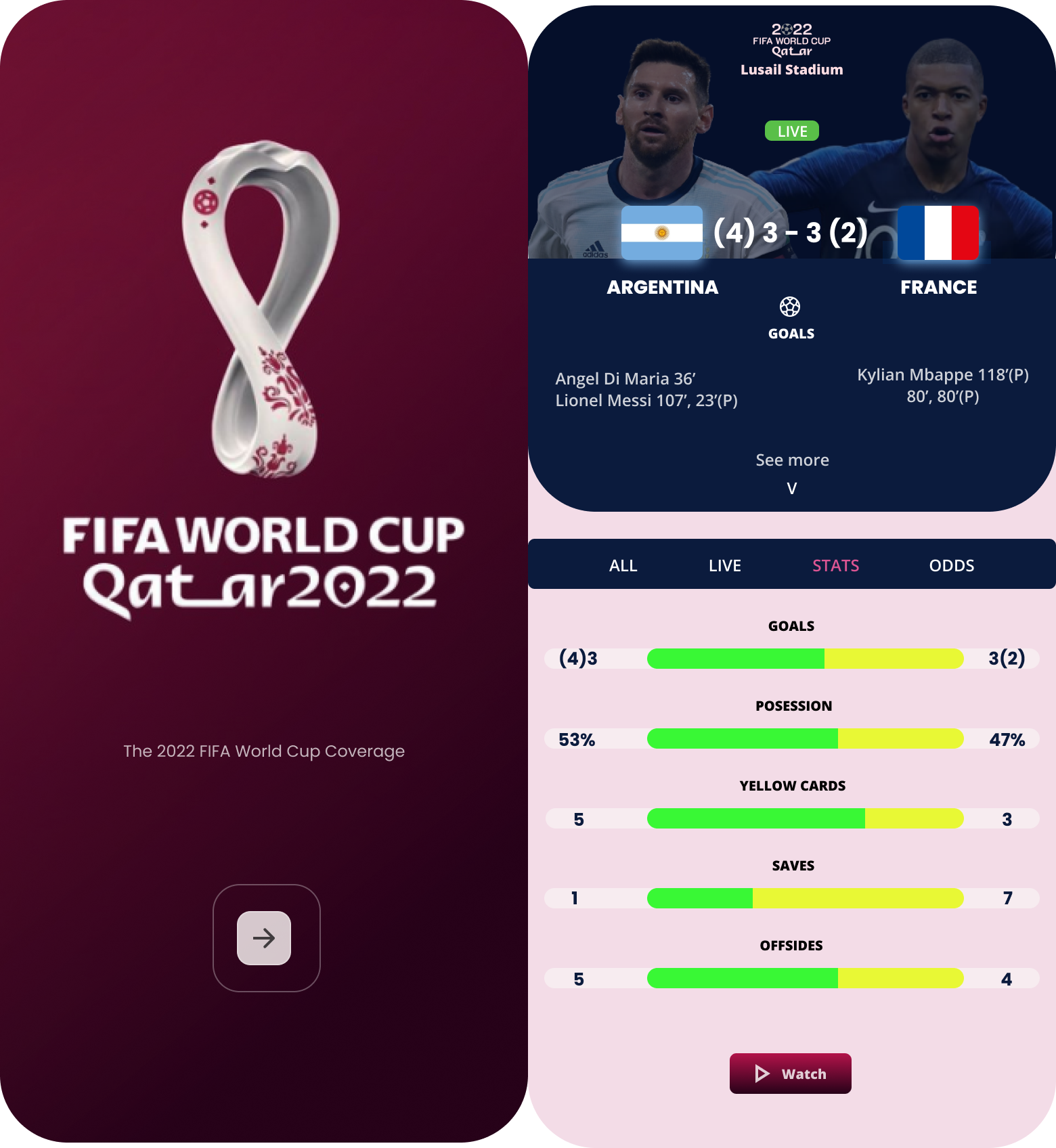 Fifa World Cup 2022 App by Mara Martirosyan on Dribbble