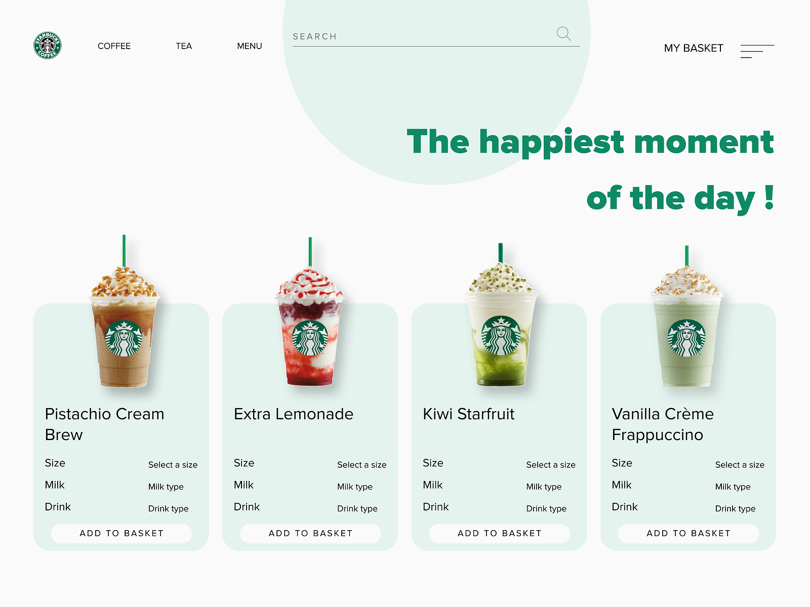 STARBUCKS COFFEE by Mara Martirosyan on Dribbble