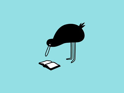 Ready Bird animal bird book branding cartoon character design dribbble education illustration learning library liesure logo mascot reading school study