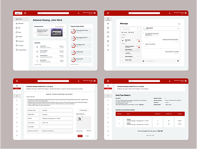 Redesign Website Design LMS Telkom University design ui