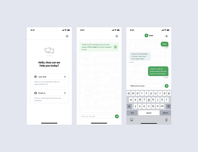 Support chat chat ui design product design ui design ux