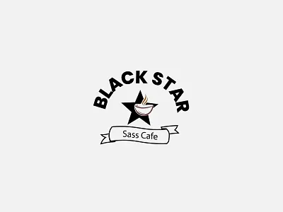 Coffee Shop Logo Design black star cafe brand identity branding business card cafe club cafe logo coffee shop logo design drinks logo graphic design icon illustration logo logo mark logo type minimalist logo modern logo star cafe typography unique logo