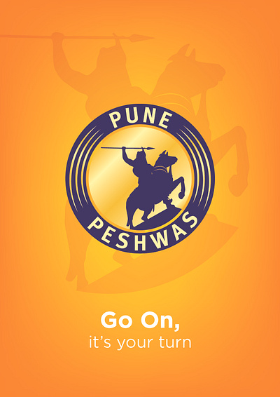 Team Logo Design - Pune Peshwas brandidentity graphicdesign logo logo design puneidentity sportlogo teamlogo