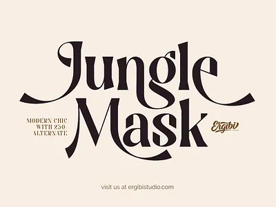 Jungle Mask Font calligraphy display display font font font family fonts hand lettering handlettering lettering logo sans serif sans serif font sans serif typeface script serif serif font type typedesign typeface typography