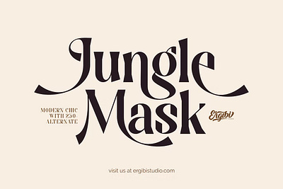 Jungle Mask Font calligraphy display display font font font family fonts hand lettering handlettering lettering logo sans serif sans serif font sans serif typeface script serif serif font type typedesign typeface typography