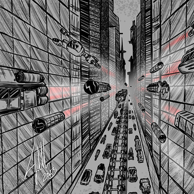 20 o'clock cyberpunk design digitalart graphic design illustration ilustration scifi vector