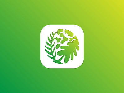 Rainforest app icon brand identity branding creative eco forest graphic design leaf logos modern nature logo rainforest simple logo wildlife