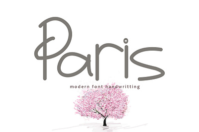 Script Fonts Paris Font app branding design graphic design illustration logo typography ui ux vector