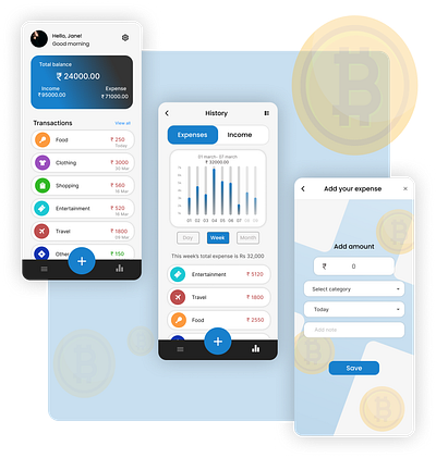"Cash" - Expense tracker app communication tool design expensetracker figma hifi mobileapp moneytracker ui userinterface uxui
