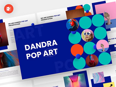 Dandra - Pop Art Powerpoint Template abstract annual business clean corporate download google slides keynote pitch pitch deck powerpoint powerpoint template pptx presentation presentation template professional slides template ui web