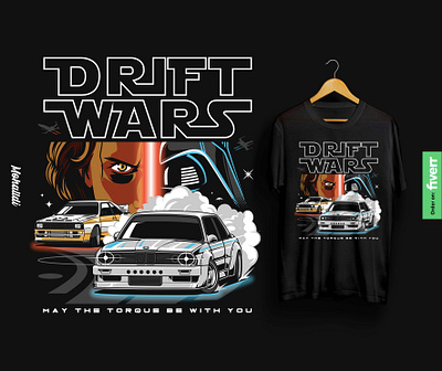 Drift Wars car tshirt