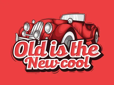 Vintage T-shirt Design sign