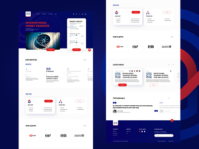 El Momawel Financial banking cards commercial dribbble best shot expenses finance fund home page investment landing page loan money product design salaries ui ux design user experience design user interaction user interface design visual design website