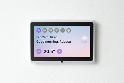 Daily UI #021 021 app daily ui daily ui 021 daily ui 21 dailyui design home home device home monitoring monitoring product ui