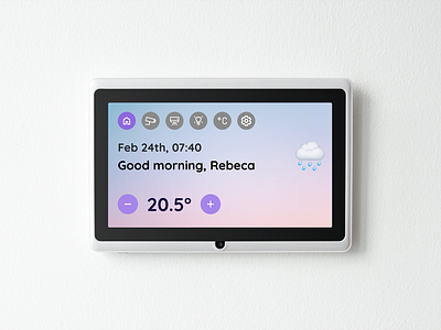 Daily UI #021 021 app daily ui daily ui 021 daily ui 21 dailyui design home home device home monitoring monitoring product ui