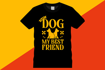 Dog T-Shirt Design amazon animal t shirt design dog dog paw dog quotes dog shirt dog t shirt design dog vector friend my best my dog stockgraphic24 t shirt typography t shirt