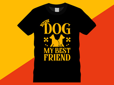 Dog T-Shirt Design amazon animal t shirt design dog dog paw dog quotes dog shirt dog t shirt design dog vector friend my best my dog stockgraphic24 t shirt typography t shirt