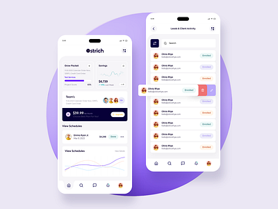 Ostrich Dashboard UI/UX by Semih SARAL on Dribbble