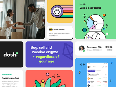 Doshi - Kickstart Your Financial Future Mobile App 3 branding graphic design ui