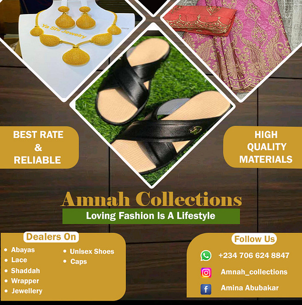 Amnah Collection Flyer by Ibrahim Ismail on Dribbble