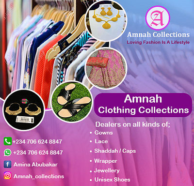 Amnah Collection Flyer