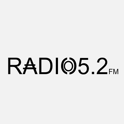 Radio 105.2 FM logo design graphic design logo vector