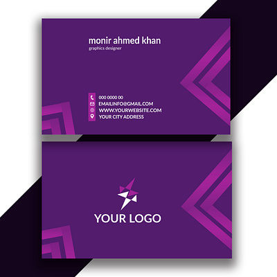 visiting design template 3d animation app branding business card design design graphic design illustration logo ui