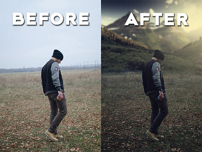 Before / After (manipulation) ai before after editing graphic design manipulation ps