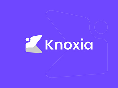 Knoxia - Branding Logo Mark for a Tech Company branding design glitch logo graphic design k letter logo k logo knoxia logo modern k vector