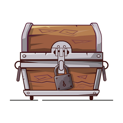 What's inside it? design illustration illustrator mysterybox treasure