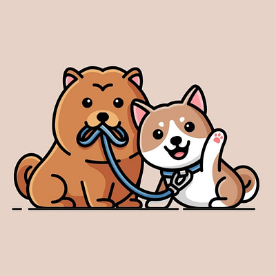 Cuties! bear design dog illustration illustrator pet animal