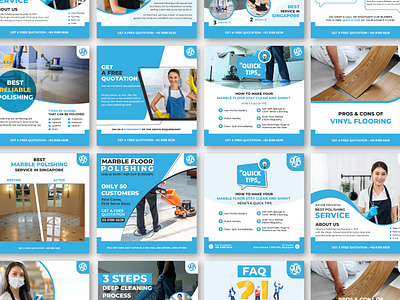 Cleaning Service Social Media Banner advertising brand design brand identity branding graphic design illustration instagram banner instagram post service banner social media social media banner social media design social media post web banner