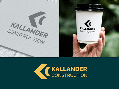 Kallander Construction Logo 01824461512 branding construction logo creative logo design graphic design graphics home illustration logo modern logo sdn simple logo vector