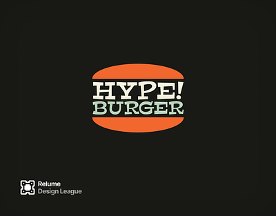 HypeBurger - RDL Challenge figma graphic design landing page relume design league web