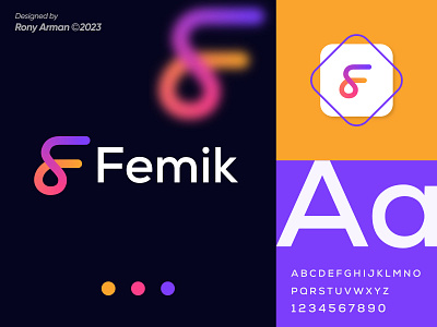Femik logo, logo design, branding, brand identity brand identity brand mark branding logo logo design popular logo visual identity