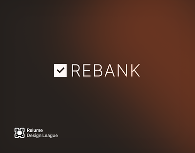 Rebank Landing Page - RDL Challenge figma graphic design landing page web
