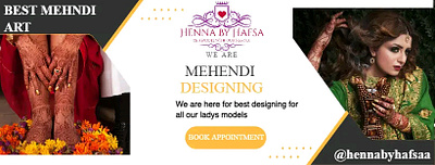 Henna page cover desig branding design graphic design logo