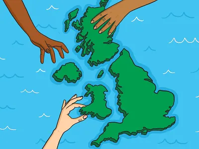 England sucks editorial editorial illustration england illustration northern ireland scotland uk united kingdom vice wales