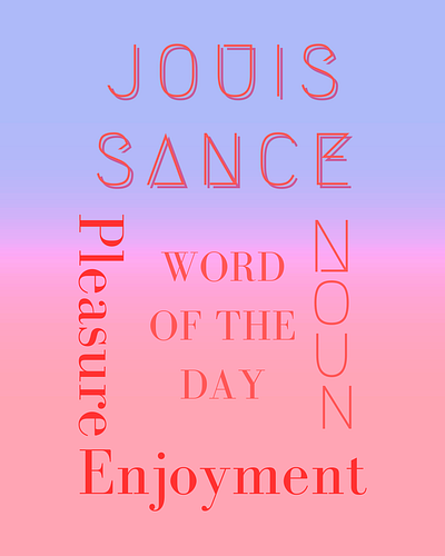 Word of the Day 21-30 design graphic design poster design typography